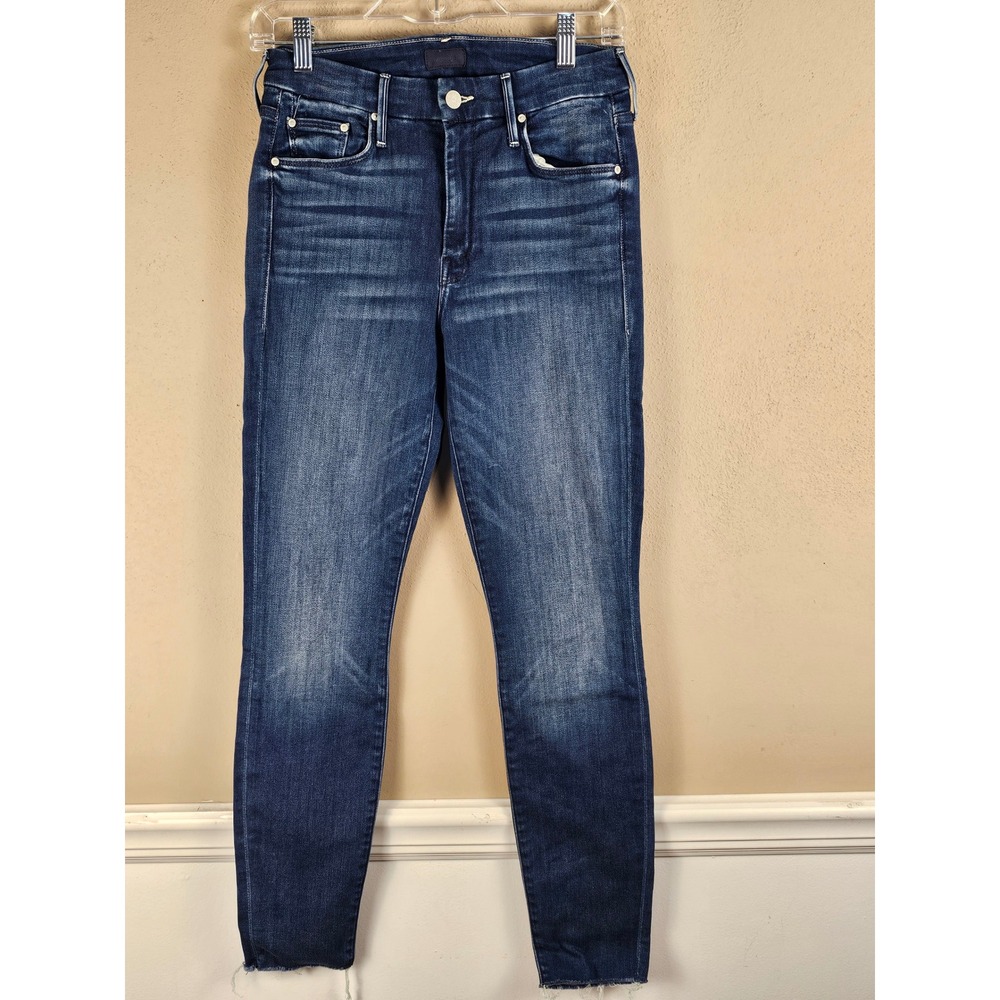 Mother Womens 20,000 Leagues Under The Sea The Looker‎ Ankle Fray Jeans 28